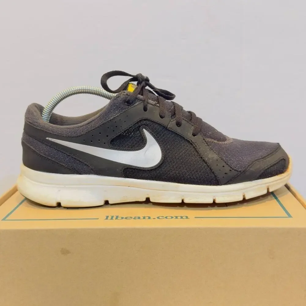 Nike Flex Experience 2010 Mens Size 10.5 Black White Lightweight Running Shoes